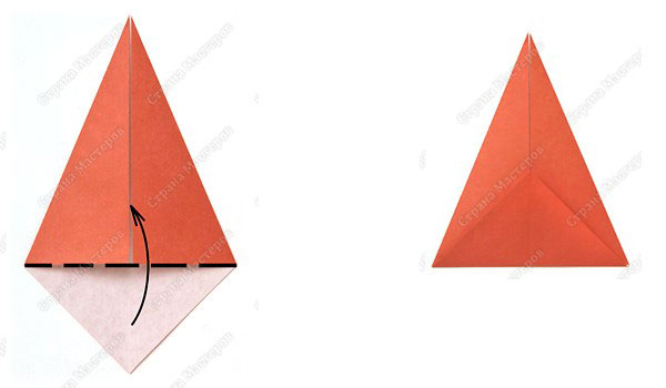 Кленовый лист в технике оригами