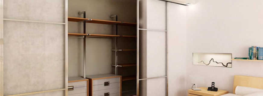 Встроенные шкафы под гардеробную, обзор моделей