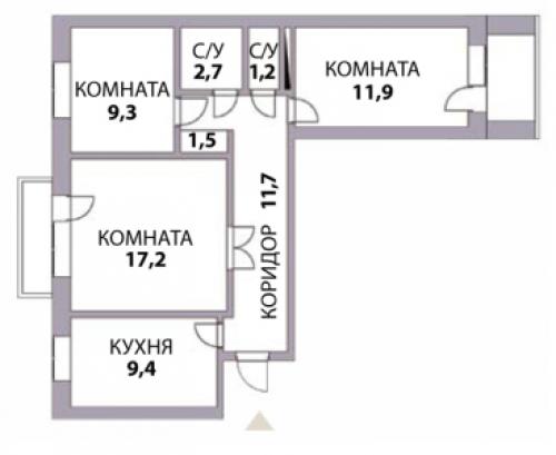 Перепланировка 3-х комнатной квартиры в панельном доме чешка. С чего начать