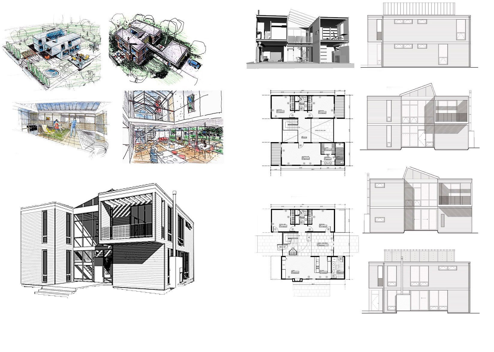 Состав дизайн-проекта частного жилого дома
