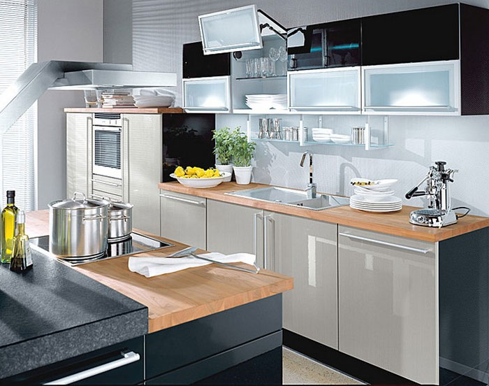 Today, the kitchen in high-tech style most fashionable among designers