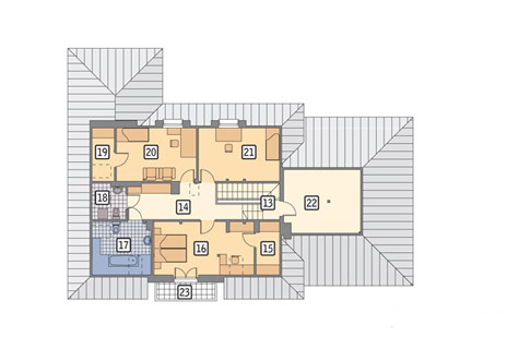 планировка второго этажа дома с тренажерным залом