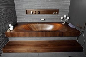 деревянная ванна фото