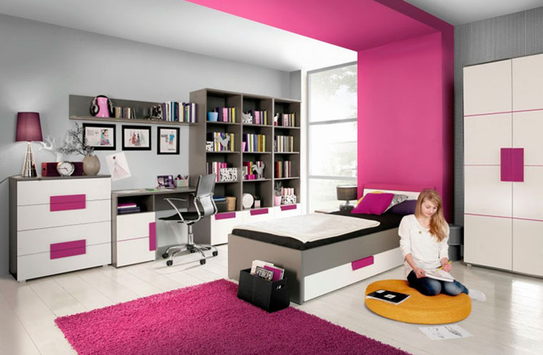 Дизайн комнаты для девушки в современном стиле