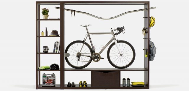 Хранение велосипеда на стеллаже