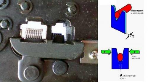 Как подключить розетку 4 провода. Обжим коннектора RJ-45