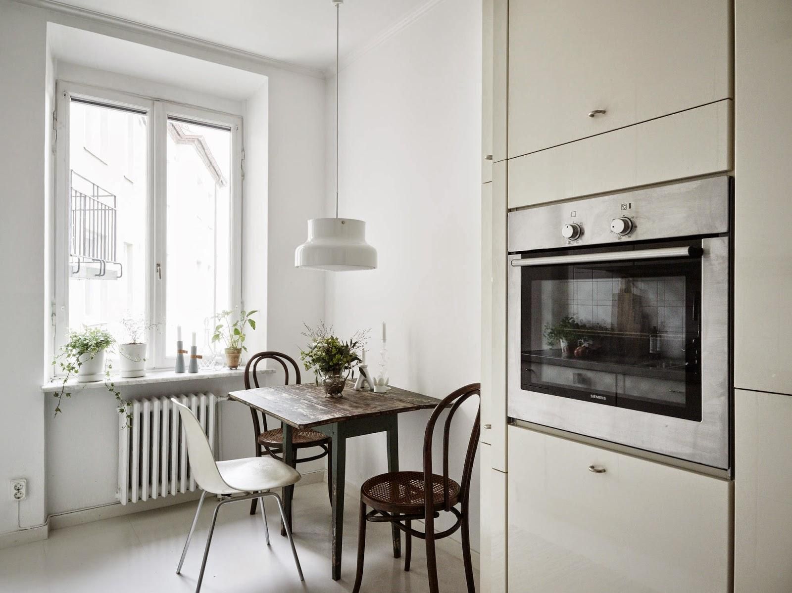 Однокомнатная квартира с кухней в скандинавском стиле