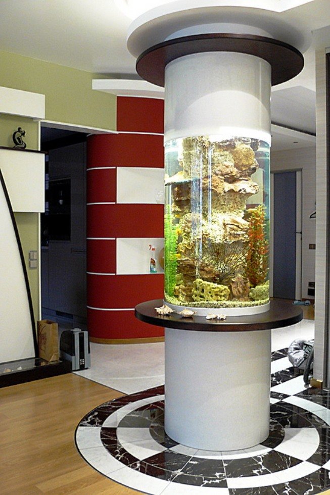 аквариум - напольная колонна