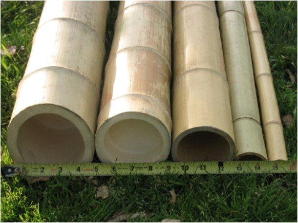 бамбук - отличный материал для декорирования