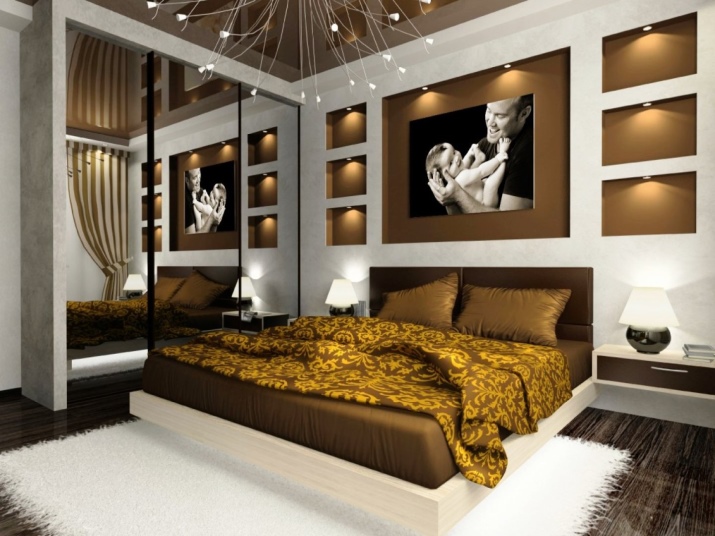 Дизайн спальни площадью 16 кв. м
