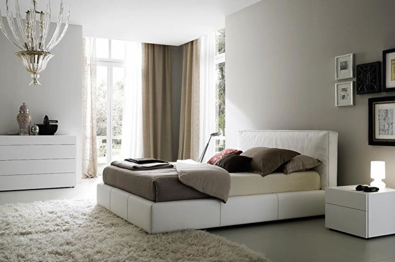 Спальня в современном стиле - Сочетание цветов в интерьере спальни