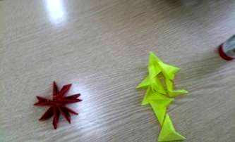 Модульное оригами - кактус цветы