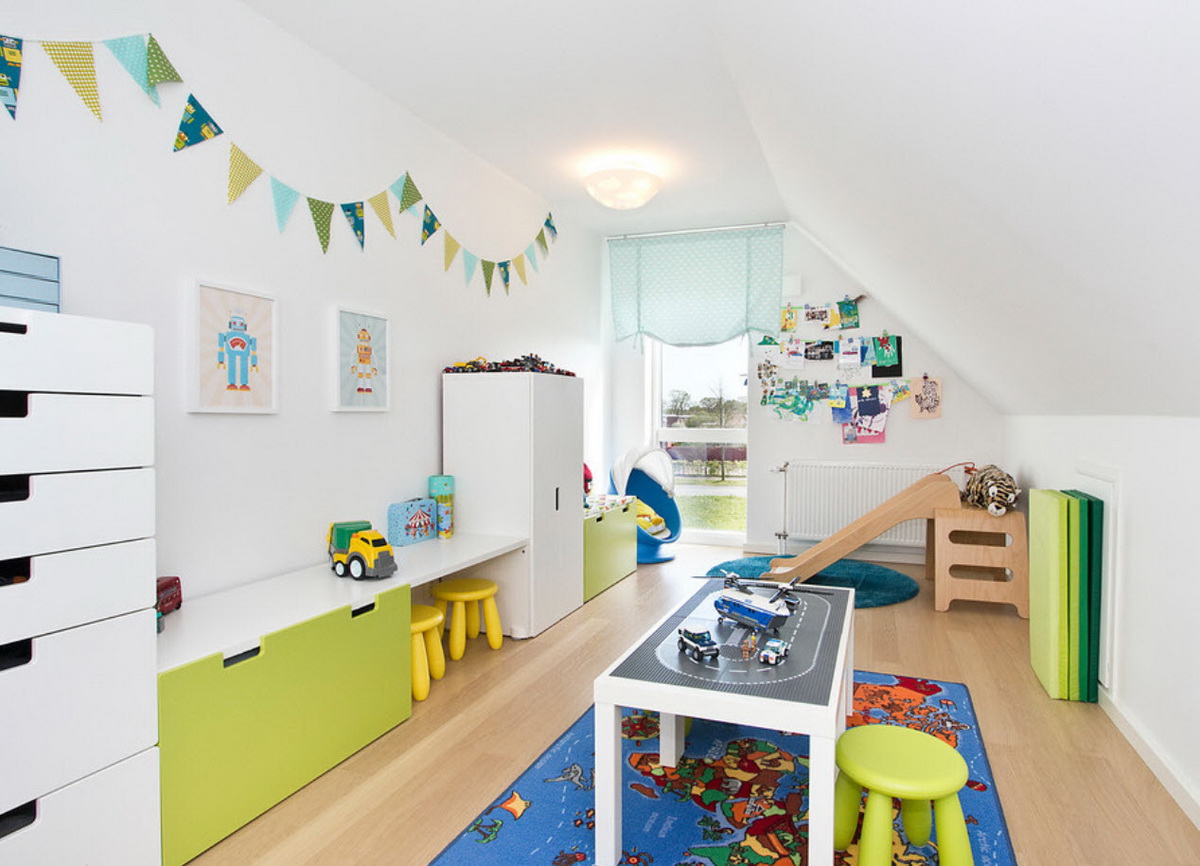 детские комнаты для разнополых детей