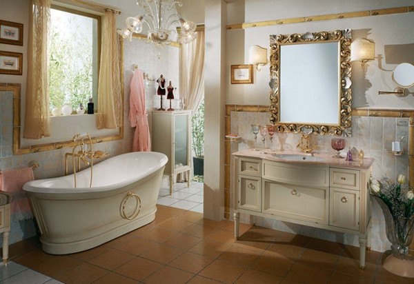 ванная в классическом стиле фото