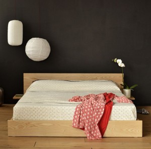 Японский минимализм в оформление спальни